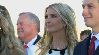 Ivanka Trump Fights Back Tears Watching Her Dad Leave [upl. by Eelrahs207]