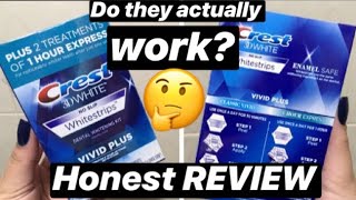 Demo  Product Review  Crest 3D Whitestrips VIVID Plus [upl. by Robby]