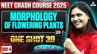 Morphology of Flowering Plants Lec 1 Class 11 One Shot  NEET Crash Course 2025  Garima Goel [upl. by Etteluap]