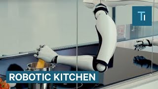 Robotic Chef Does All The Cooking For You [upl. by Ettenad]