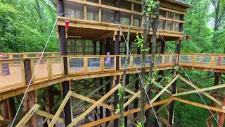 New treetop canopy walk opens at Blacklick Woods Metro Park [upl. by Eleira]