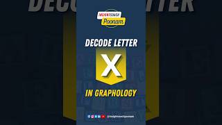 Letter quotxquot in Graphology  Tips on Handwriting Analysis graphology handwritinganalysis letterx [upl. by Anyzratak]