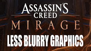 Disable Assassins Creed Mirage AntiAliasing And Chromatic Aberration [upl. by Ainet591]