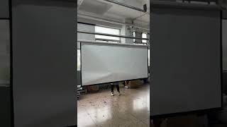 mini projector screen manufacturerfoldable projector screen manufacturerChina [upl. by Socha]