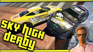 SquiddyPlays  GTA V RACES  SKY HIGH DERBY [upl. by Camella]