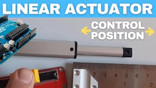 Arduino Linear Actuator Position Control With Smooth Start [upl. by Newsom766]