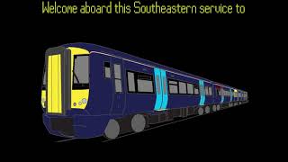 Southeastern service to Folkestone Harbour [upl. by Clarhe]