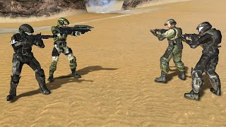 Halo 3 Marines and ODSTs VS Halo 2 Marines and ODSTs [upl. by Rehttam]