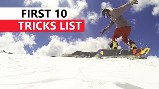 10 Snowboard Tricks to Learn First [upl. by Randy]