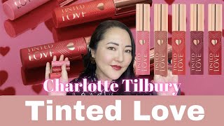 NEW CHARLOTTE TILBURY  TINTED LOVE LIP amp CHEEK TINT  TRY ON amp SWATCHES [upl. by Eaves]