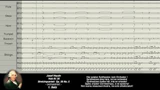 Haydn Digital Streichquartett Nr 35 Hob III opus 20 Nr 5  orchestriert [upl. by Asilahs]