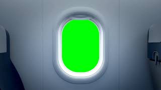 Aeroplane window green screen effect [upl. by Fernyak]