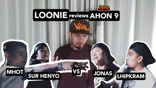 LOONIE  BREAK IT DOWN Rap Battle Review E27  AHON 9 MHOT amp SUR HENYO vs JONAS amp LHIPKRAM [upl. by Arde832]