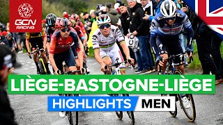 Dominant Solo Victory  LiègeBastogneLiège 2023 Highlights  Men [upl. by Mell]