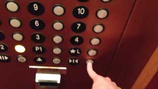 ThyssenKrupp Traction Elevators At Marriott Residence Inn  Washington DC [upl. by Esinad]