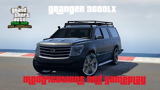 Unreleased Granger 3600LX Modifications and Gameplay  GTA Online The Contract [upl. by Tybie]