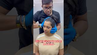 Chiropractic treatment for headaches drrajneeshkant worldfamouschiropractor [upl. by Acirretahs630]