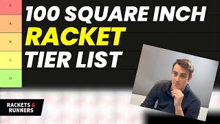 We Rank EVERY 100 Square Inch Tennis Racket 100 sq in Racket Tier List  Rackets amp Runners [upl. by Easter]