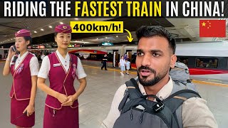 FASTEST Train Ride in World BeijingShanghai 🇨🇳 1200 kms in 4 hours [upl. by Omura]