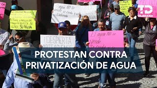 Ciudadanos se manifiestan contra privatización de agua en Arteaga Coahuila [upl. by Gustavo]