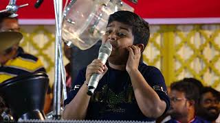 krishaang Junior Super singer Konji Konji Song short [upl. by Lottie475]