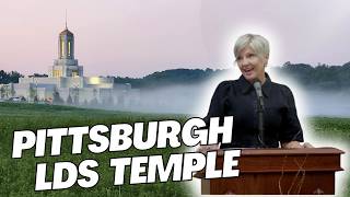 FIRST L👀K inside the Pittsburgh Pennsylvania Temple Open House amp Dedication Emily Belle Freeman [upl. by Idroj]