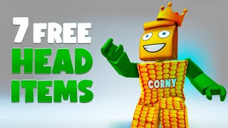 7 FREE ROBLOX HEAD ITEMS TO GRAB NOW [upl. by Campball320]