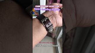 🔥🔥 ₹150 🔥🔥Glow in dark strap amp 🔥🔥 ₹600 🔥🔥 full grain 22mm leather strap for my Benyar Blackbay [upl. by Adlay]