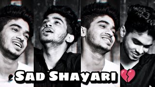 Sad Shayari By  Akash Arya [upl. by Yerffej]