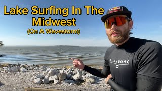 Lake Surfing In The Midwest On A Wavestorm [upl. by Ofilia]