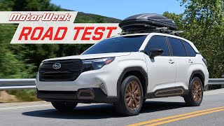 2025 Subaru Forester  MotorWeek Road Test [upl. by Weeks602]