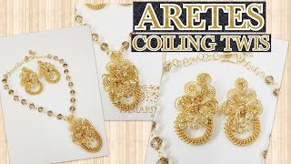 ARETES COILING TWIS BISUTERIA [upl. by Noryt]