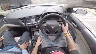 New Hyundai verna test drive  2017 hyundai verna  hyundai verna  hyundai verna vs honda city [upl. by Hunter]