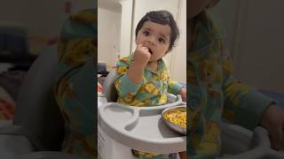 what my 10 months old daughter had in snacks today babyfood parenting india [upl. by Ellehsyt]