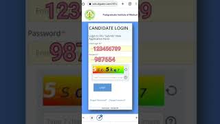 PGI Chandigarh Bsc Nursing 2022 admit card out how to check shorts short youtube [upl. by Lambertson]