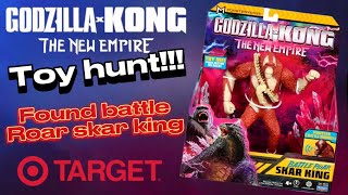 Godzilla x Kong the new empire toy hunt Found battle roar skar king [upl. by Llezo]