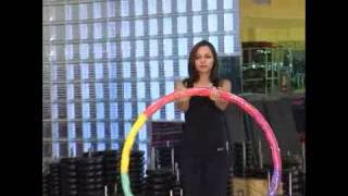 Weighted Sports Hula Hoop Workout  2  Upper Body by Rosemary [upl. by Aniratak]