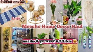 Meesho Home Decor Haul Latest Affordable Decor Items  Honest amp Sponsored Video [upl. by Chaunce]