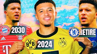 I Played the Career of Jadon Sancho until he retired… [upl. by Zosi770]