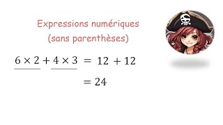 Expressions numériques sans parenthèses Questions flash [upl. by Ayalahs]