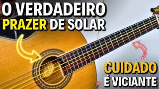 🔥Como SOLAR BLUES no violão 5 FRASES SIMPLES  Você nem vê a hora passar Aula de Violão [upl. by Nahtanha998]