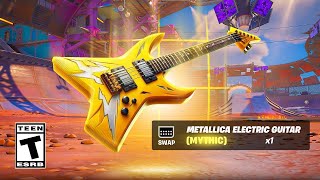 🔴HUGE FORTNITE SEASON 3 UPDATE OUT NOW METTALICA GUITAR MYTHIC amp HARPOON GUN  Chapter 5 LIVE [upl. by Helfant]