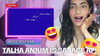 Talha Anjum  Kaun Talha  Prod by Umair Official Audio Reaction [upl. by Lilahk]