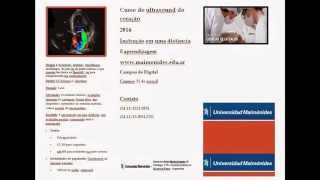 CURSO A DISTANCIA DE ECOCARDIOGRAFIA [upl. by Lupita]