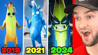 Evolution of Peely in All Fortnite Trailers amp Cutscenes [upl. by Asteria434]