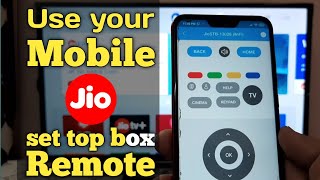 How to use mobile as Jio set top box remote  Jio Home  mbtalksddn jiofiber jio [upl. by Sylvester]