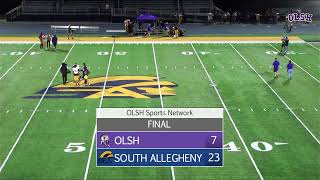 OLSH Football  South Allegheny Friday 9132024 [upl. by East]