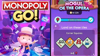 Monopoly Go Top Tournament Mogul of The Opera Full Complete 6500 Dice [upl. by Walling658]