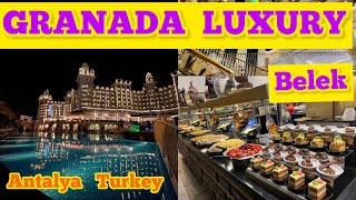 Granada Luxury Belek  Antalya Turkey 5 Star Resort In Antalya Turkey [upl. by Adlesirk978]