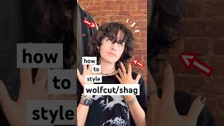 how i style my hair hairroutine hairstyle haircut unisex androgynous hairstyles hairtutorial [upl. by Ffirahs]